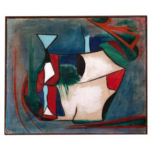 Giorgio Lo Fermo - Composition - Oil On Canvas - 2015 For Sale - Image 4 of 4