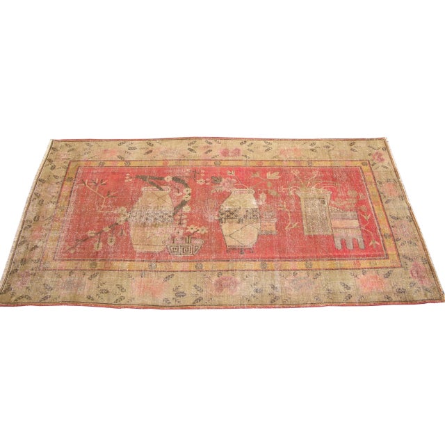 Late 19th Century Late 19th Century Central Asian Samarkand Rug For Sale - Image 5 of 9