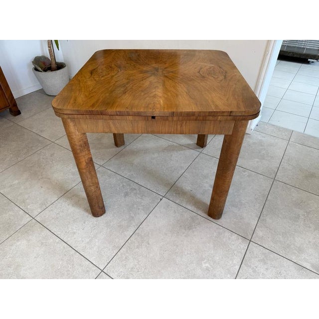Art Deco Bauhaus Round Side Table, 1950s For Sale - Image 15 of 18