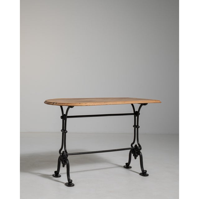 Cast Iron Bistro Table, Antique, France, Circa 1900 For Sale - Image 10 of 17