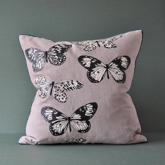 Not Yet Made - Made To Order Volo di Farfalle Uno Cushion from GAIADIPAOLA For Sale - Image 5 of 5
