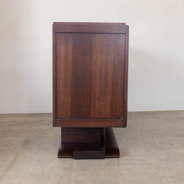 1940s 1940s French Carved Wood Sideboard by Charles Dudouyt, Attributed For Sale - Image 5 of 18