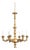 French 19th Century Carved Giltwood Neoclassical Chandelier For Sale