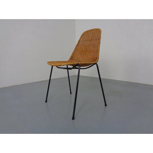 Vintage Basket Chair by Gian Franco Legler, Italy, 1950s For Sale - Image 12 of 12