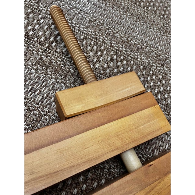 Vintage Modern Professional Bookbinding Double-Block Finishing Press For Sale - Image 4 of 12