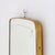 1960s Rectangular Mirror with Brass Frame, 1960s For Sale - Image 5 of 7