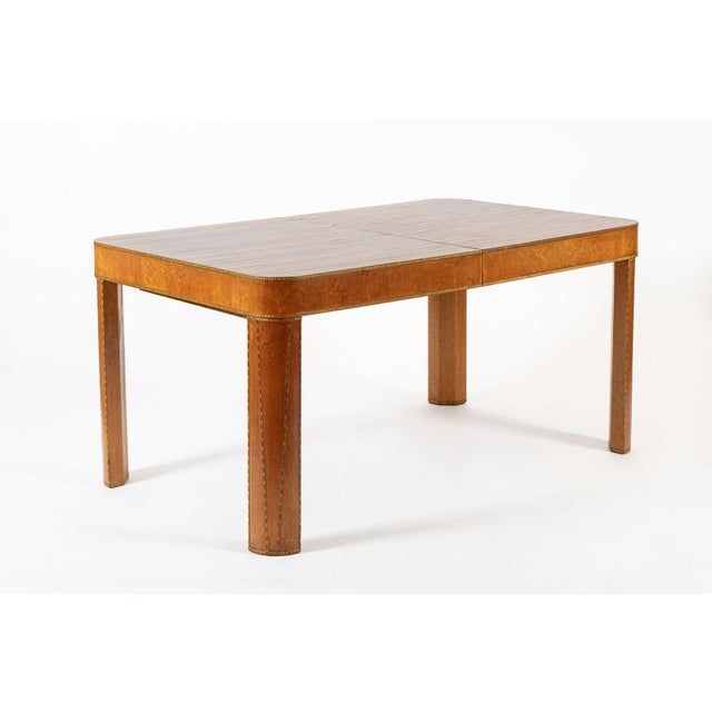 Antique Art Deco Macassar Ebony Wood Dining Table With Glass Top, 1940s For Sale - Image 12 of 15