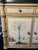 Stone Hollywood Regency Hand Painted Coastal Cabinet With Stone Top For Sale - Image 7 of 10