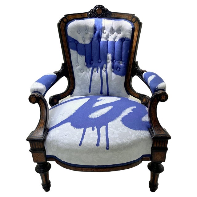 Armchair with Victor & Rolf Upholstery attributed to Horrix For Sale