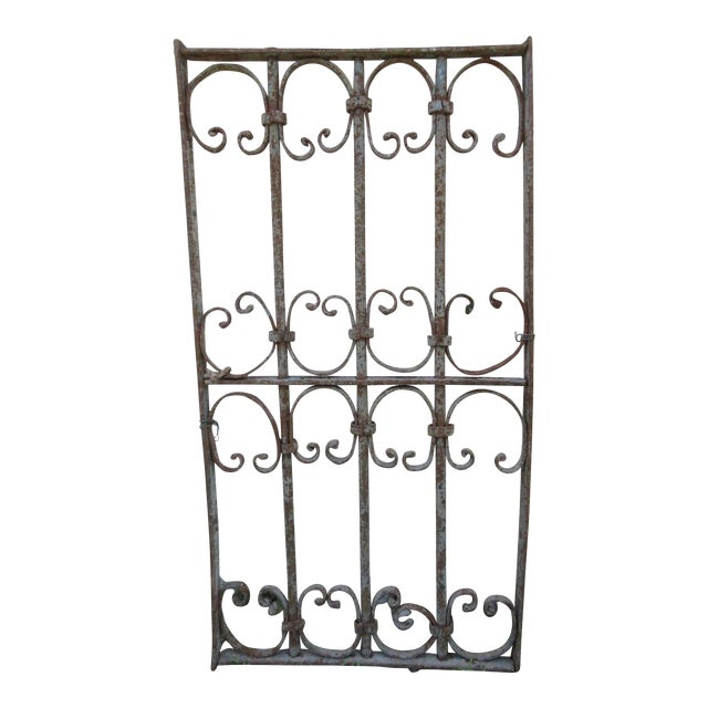 Antique Victorian Iron Gate | Chairish