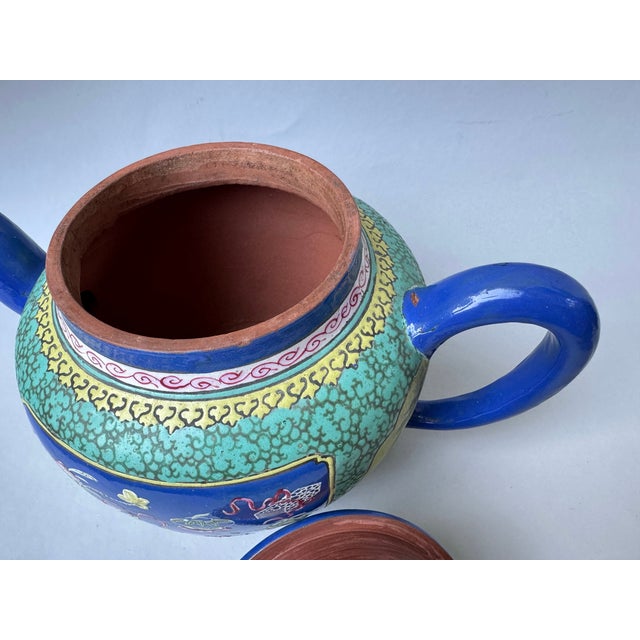 Early 21st Century Chinese Yixing Style Ceramic Teapot For Sale - Image 5 of 8