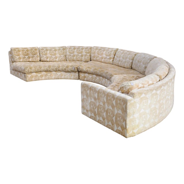 Adrian Pearsall Semi-Circle Sectional Sofa For Sale