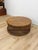 Mid 20th Century Pencil Reed Rattan Burlwood Inlay Round Coffee Table Gabriella Crespi Style Rare For Sale - Image 4 of 12