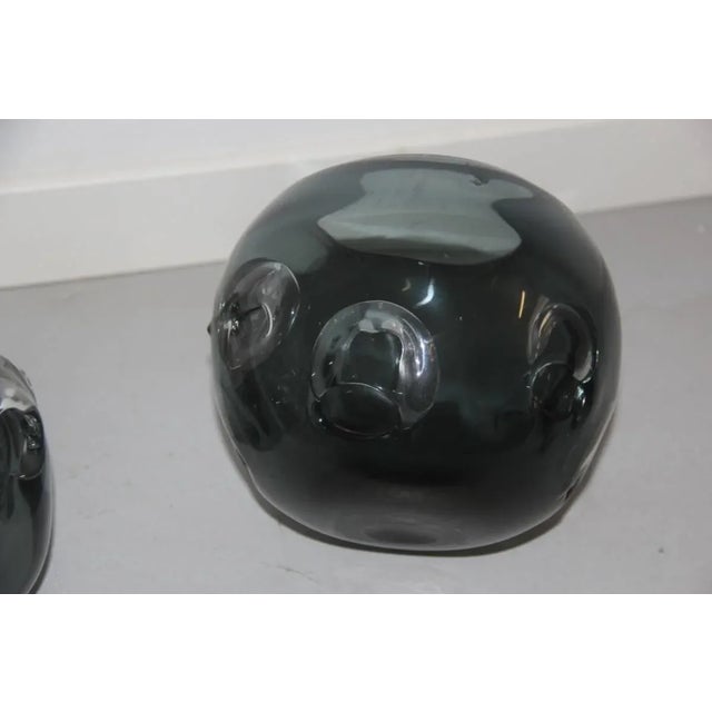 Murano Glass Vases, 1960s, Set of 2 For Sale - Image 10 of 11