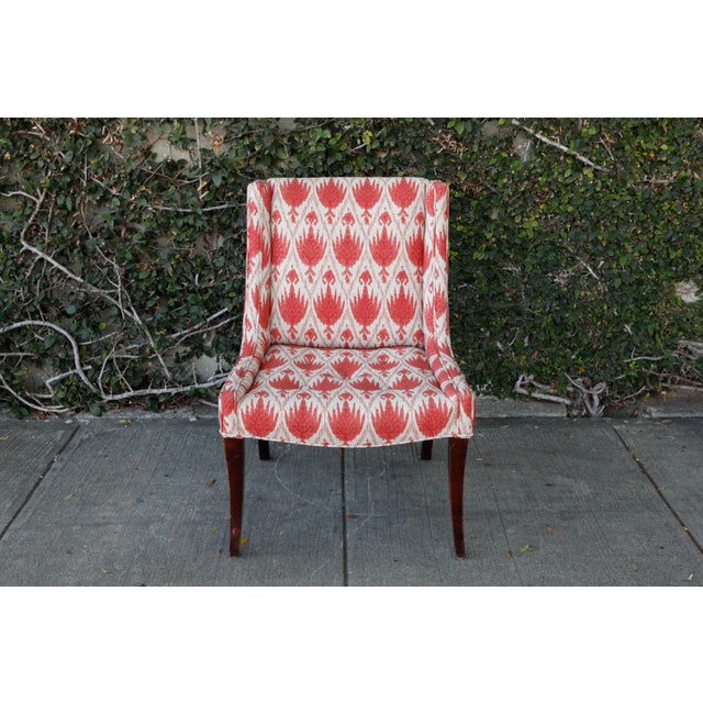 Reupholstered Armless Side Chairs A Pair Chairish