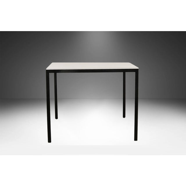 Vintage Mid-Century Florence Knoll "T-Angle" Square Dining / Work Table For Sale - Image 9 of 13
