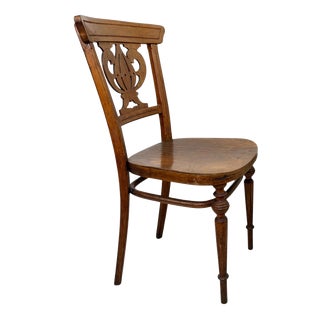 Antique Viennese Secession Bentwood Dining Chair from Thonet, 1890s For Sale