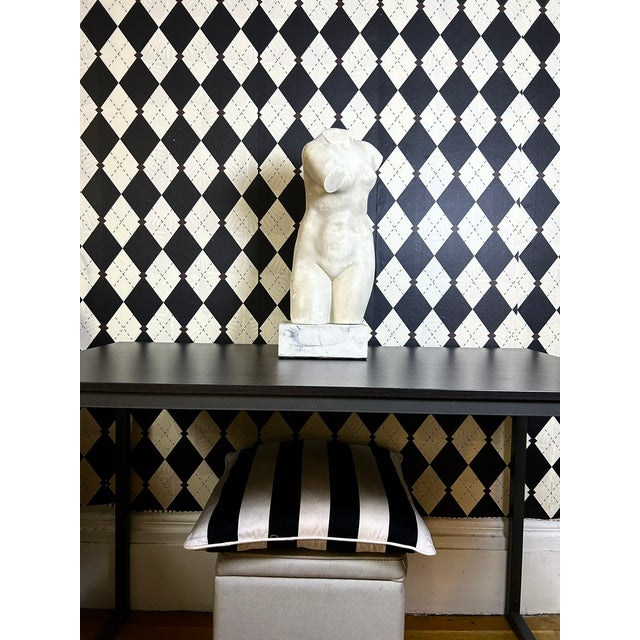 1950s Signed 1955 Marble Female Torso Sculpture Attributed to Alva Studios, Mid-Century Modern For Sale - Image 5 of 18