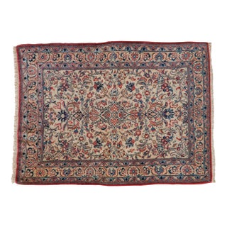 Vintage Isfahan Rug - 2'8" x 3'7" For Sale