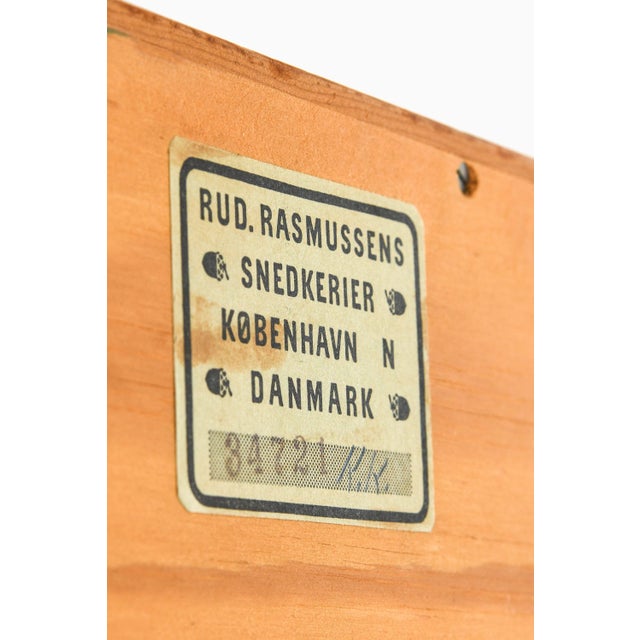 Brown Large Set of Bookcases in Oregon Pine, Glass attributed to Mogens Koch, 1933, Set of 9 For Sale - Image 8 of 9