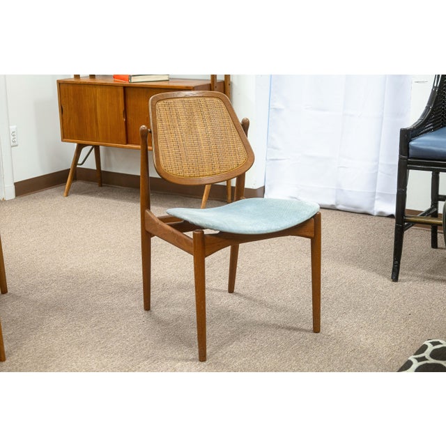 Wood Set of 3 Arne Vodder Model Fd-184 Chairs for France & Daverkosen Vintage Danish For Sale - Image 7 of 16
