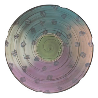 Studio Pottery Wall Charger by Jim Kemp For Sale