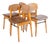 Mid-Century Modern Scandinavian Dining Chairs, 1960s, Set of 4 For Sale