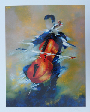 Victor Spahn, Concert soliste à la contrebasse, Screen Print