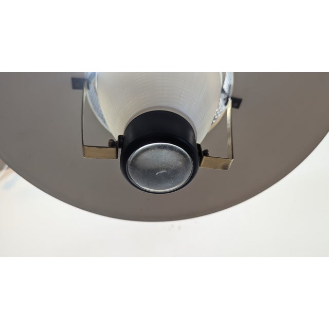 Metal Mid Century Modern Brass Pendant Moe Lighting For Sale - Image 7 of 9