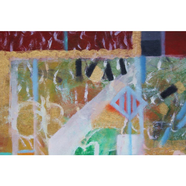 Uldis Krauze, Musical Cafe, 2020, Oil & Acrylic on Cardboard, in Good conditions. Designed from 2000 This piece has an...