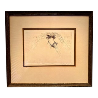 Late 20th Century Charles Bragg Etching "The Blessed Father" For Sale