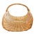 Oversized Vintage Wicker Cut Flower Harvest Basket For Sale
