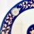 Japanese Vintage Arita Imari Porcelain Cobalt & Gilt Charger (10.5") For Sale - Image 3 of 7