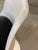 Set of 4 Eero Saarinen for Knoll Tulip Chairs in White & Black Leather For Sale - Image 9 of 18