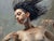 Early 21st Century Venus by Dave Seeley | Oil on Canvas on Panel nude woman surrounded by fish underwater For Sale - Image 5 of 5