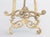 Metal Antique Art Nouveau Brass Table Easel For Sale - Image 7 of 9