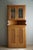 Tall Danish Modern Corner Cupboard in Oak & Glass by Henning Kjærnulf, 1960s For Sale - Image 12 of 18