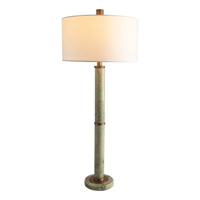 Jade Garden Green Table Lamp For Sale