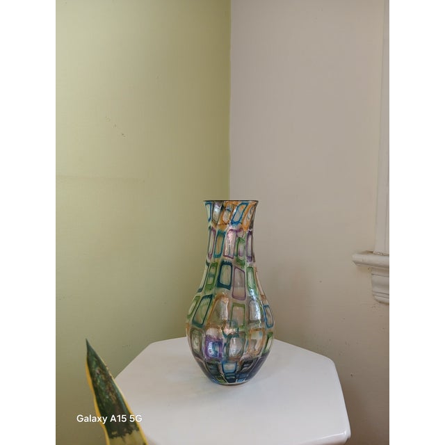 Handblown Glass Vase For Sale - Image 4 of 10