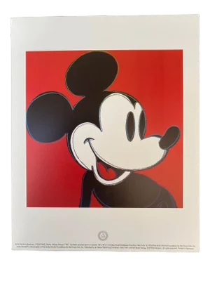 1994 Andy Warhol Foundation "Myths: Mickey Mouse" Pop Art Lithograph Print
