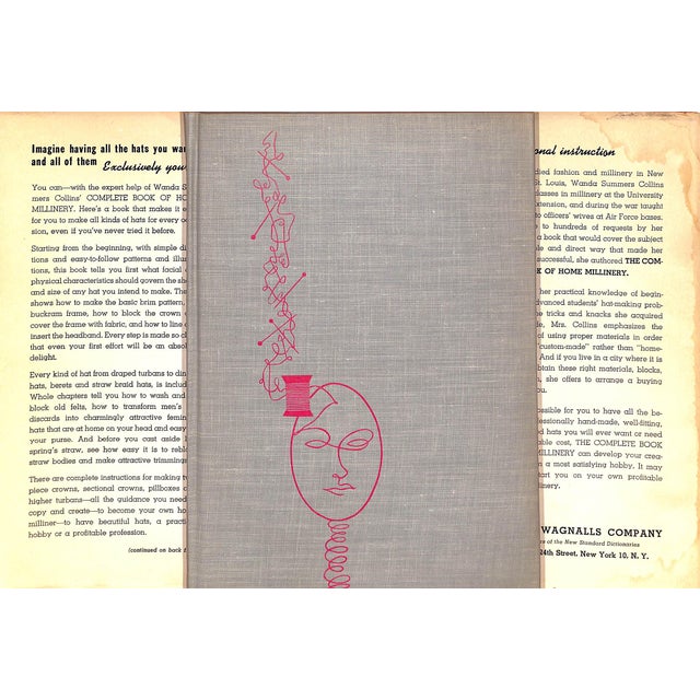 Traditional "The Complete Home Millinery" 1951 Collins, Wanda Summers For Sale - Image 3 of 8