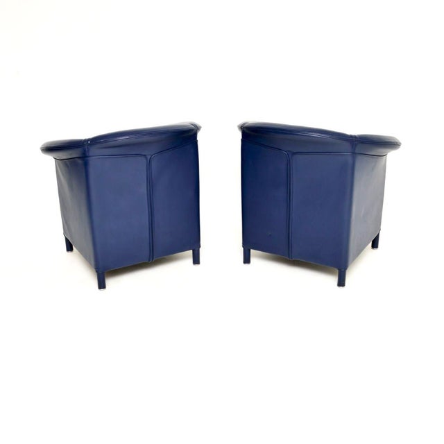 1980s Vintage Leather Chairs from Wittmann, 1980, Set of 2 For Sale - Image 5 of 9