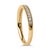 Haus of Brilliance 14K Yellow Gold 1/4 Cttw Round Diamond Milgrain Wedding Band (I-J Color, SI2-I1 Clarity) - Size 8 For Sale - Image 4 of 6