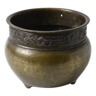 Antique Chinese Bronze Censer, 1890s For Sale