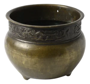 Antique Chinese Bronze Censer, 1890s