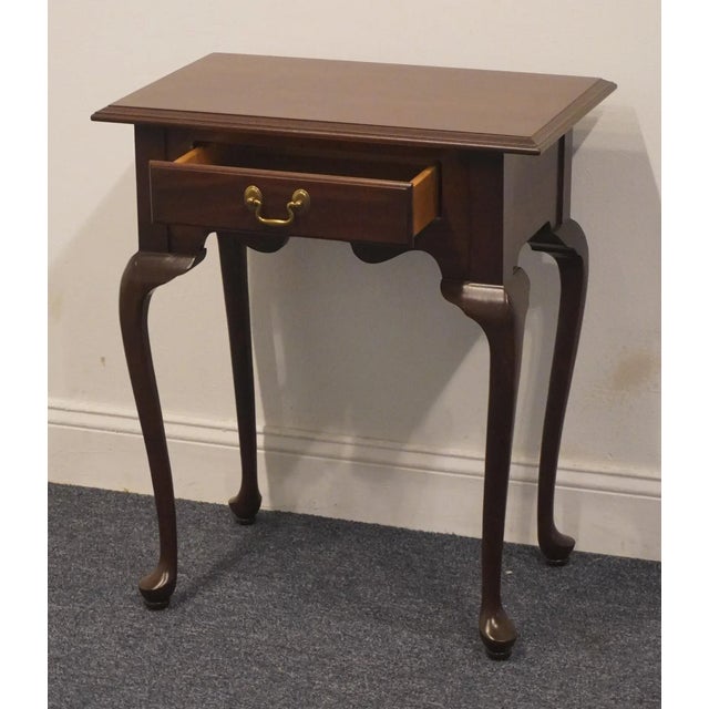 Ethan Allen Georgian Court Solid Cherry Traditional Style 24 quot Accent