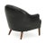 Georg Kofoed Georg Kofoed Attributed Danish 1940s Lounge Chair in Tufted Dark Gray Leather For Sale - Image 4 of 4