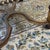 Vintage Richelieu Arm Chair in Antiqued Wood, Suede and Metallic Studs by Kreiss, a Pair For Sale - Image 10 of 12