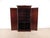 Thomas Pheasant for Baker Furniture Massive Flame Mahogany Empire Linen Press For Sale - Image 14 of 15