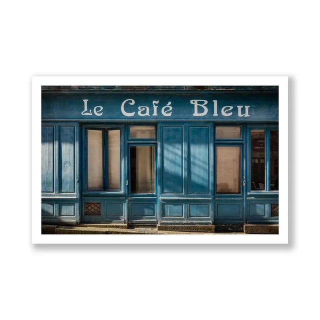 Contemporary Guy Sargent, The Blue Café 2, Archival Pigment Print For Sale - Image 3 of 6